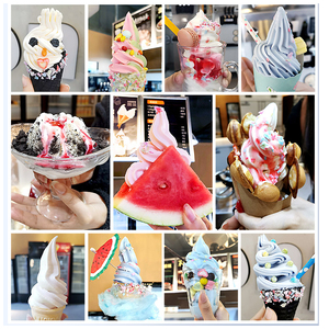 Thương mại Máy làm kem nhỏ mềm phục vụ làm ý Gelato Ice Cream Maker Máy bán hàng tự động CE cấp giấy chứng nhận - Product Image 6