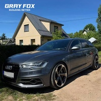 Ruedas de Carreras GRAYFOX Personalizadas en Gris Acero, 18, 19, 20 Pulgadas, 5x112, CB66.5, Ruedas Forjadas para AUDI A4 B6 B7 B8 B9 C7 A8 D3 S-Line
