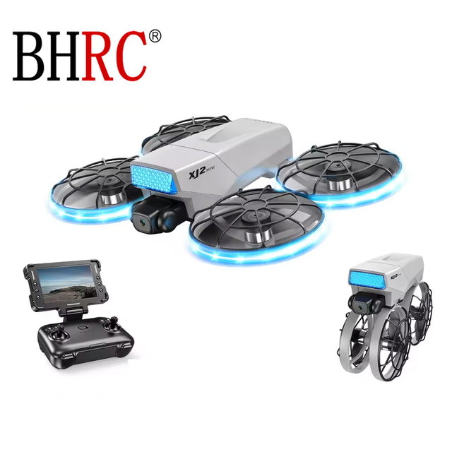 Wholesale Beginner Screen Controlled Foldable Pocket XJ2 Drone Brushless Motor Remote Control Mini Drone Toy with Camera