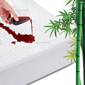 Protetor de Colchão Queen Size Impermeável Respirável Refrescante Capa de Colchão com Bolso Profundo para Lençol Ultra Macio Lavável de 21 Polegadas - Product Image 1