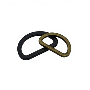 ห่วงรูปตัว D ทำจากโลหะผสมสังกะสี LeGood สำหรับอุปกรณ์ตกแต่งกระเป๋า - Product Image 1