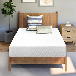 Матрас Signature Design Ashley 10-дюймовый Chime Express из пены с эффектом памяти, размер <span class=keywords><strong>Queen</strong></span>, белый, чехол из смесового полиэстера, с функцией снижения давления - Product Image 5