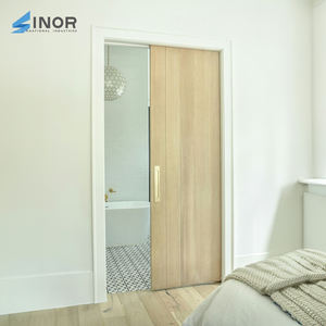 Prix usine chambre ferme salle à manger armoire bureau intérieur porte de poche coulissante isolation phonique fini ouverture latérale - Product Image 6