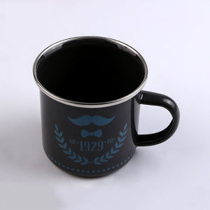 Vente en gros de Offre Spéciale tasses en émail de sublimation tasse en émail impression personnalisée gobelet camping randonnée tasses - Product Image 1