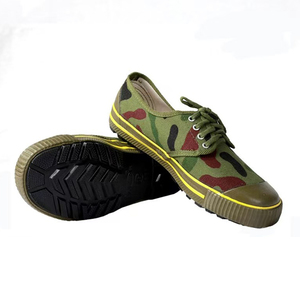 <span class=keywords><strong>Chaussures</strong></span> de travail en gros à prix abordable, <span class=keywords><strong>chaussures</strong></span> camouflage antidérapantes et durables en toile et caoutchouc, idéales pour les chantiers de construction - Product Image 3