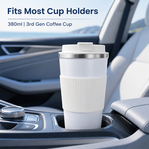 Taza de Café Aislada de Doble Pared de 350 ml con Logotipo Personalizado al por Mayor, Taza de Viaje Portátil de Acero Inoxidable para Regalos Empresariales - Product Image 2