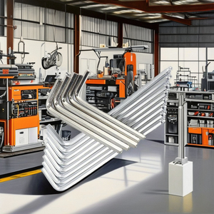 Steel Metric 1.27mm-10mm L Type Square <strong>Hex</strong> <strong>Key</strong> Allen Wrench <strong>Set</strong> DIY Grade Flat Head Customizable OEM - Product Image 2