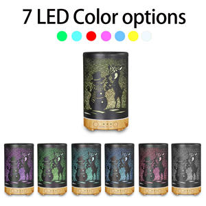 Difusor de aceites esenciales Yx Ty20 Series, humidificador con luz LED de 100 ml para uso doméstico con función de temporización - Product Image 4