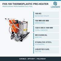 Machine de marquage routier thermoplastique portative, équipement de marquage de lignes à chaud pour la construction de marquages routiers