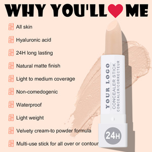 Logo personnalisé longue durée contour du visage mat imperméable bâton anti-cernes sans poudre pas de marques d'acné tatouages crème formule - Product Image 3