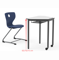 Mobilier scolaire, bureau et chaise pour étudiants, mobilier pour salle de classe