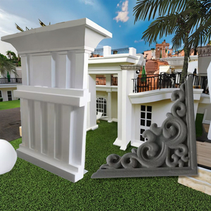 Trọng lượng nhẹ EPS bọt trang trí cornice lan can khuôn Polystyrene khung cửa sổ mouldings cho trang trí ngoài trời cho ngoại thất - Product Image 3