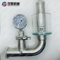 Acier inoxydable 1.5 "Tri Clamp Spunding Valve avec Tri Clamp Diaphragme Manomètre Équipement de brassage