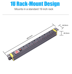 Giá Rẻ Giá Anh Nhiều Ổ Cắm Điện Phân Phối Thiết Bị Đơn Vị Phổ Quá Tải Bảo Vệ Chuyển Đổi <span class=keywords><strong>Pdu</strong></span> Ổ Cắm - Product Image 6