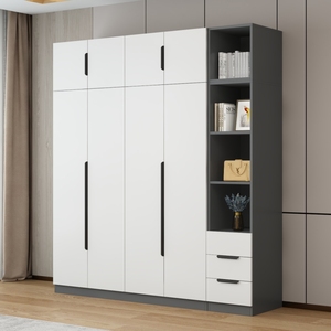 Muebles de Dormitorio Modernos para Apartamentos, Armario de Madera Personalizado de 2, 3 y 4 Puertas con Tamaño y Color Personalizables para Uso en Hoteles, Zona de Amor - Product Image 3