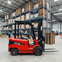 Chariot élévateur électrique FH-CPD15 Plus 1,5 tonne pour allées étroites, corps compact, idéal pour petites usines et supermarchés