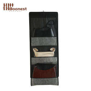 Bolsa de Armazenamento Impermeável para Parede com 3 Bolsos em Tecido Não Tecido PVC para Quarto, Guarda-Roupa Feminino, Bolsa de Mão, Saco Protetor contra Poeira - Product Image 2