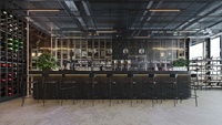 Comptoir de Bar, Design moderne, sur mesure, meuble Commercial, d'usine, pour hôtel, café, Restaurant, 1 pièce