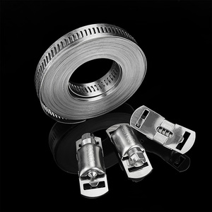 Abrazaderas de manguera de acero inoxidable 304, correas para carretes, banda de sujeción para tuberías grandes - Product Image 3
