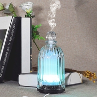 Diffuseur d'arômes en verre électrique Smart Home avec humidificateur d'air ultrasonique à lumières LED pour usage domestique