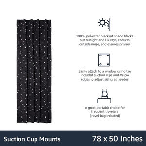 Hot Selling Portable <strong>Blackout</strong> <strong>Blinds</strong> <strong>Blackout</strong> Curtain With Suction Cup for <strong>Travel</strong> - Product Image 5
