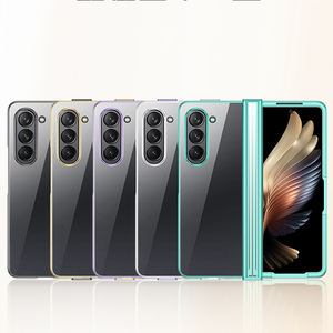 <span class=keywords><strong>Coque</strong></span> de téléphone transparente anti-chute pour Samsung <span class=keywords><strong>Z</strong></span> <span class=keywords><strong>Fold</strong></span> 6 Slim Thin Shell Clear Electroplated Phone Case pour Samsung <span class=keywords><strong>Z</strong></span> <span class=keywords><strong>Fold</strong></span> 5 4 <span class=keywords><strong>3</strong></span> - Product Image 6