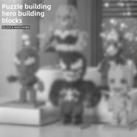 Nouveauté, série de super-héros, blocs de construction en micro-particules, jouets en plastique bon marché à assembler soi-même, compatibles avec les briques MOC