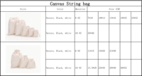 Sac à dos minimaliste en toile avec cordon de serrage, design personnalisé pour fournitures scolaires, sorties décontractées, cadeaux promotionnels