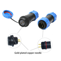 YXY SP13 IP68 2 3 4 5 broches connecteur étanche Weipu industriel étanche électrique prise en plastique connecteur fileté