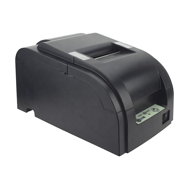 76mm Desktop Dot Matrix Printer USB Serial Ports Impact Receipt Printer for Cash Register POS System