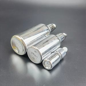 ขวดแก้วหยดน้ำมันหอมระเหยแบบเติมได้ ขนาด 5 มล.-100 มล.  ชุบเงินด้วยไฟฟ้า ป้องกันรังสียูวี บรรจุภัณฑ์เปล่า - Product Image 4