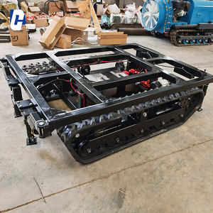 Produttori di gomma su misura telaio cingolato piattaforma escavatore industriale macchine da giardino agricolo cingolato tracce - Product Image 1