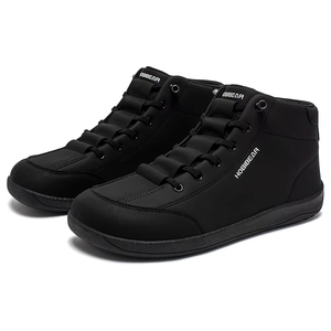 Mid-Top Barefoot Shoes Unisex Wide Toe Box Minimalist Ankle <b>Boots</b> Artificial Leather Non-Slip Outdoor Sneakers - Product Image 5