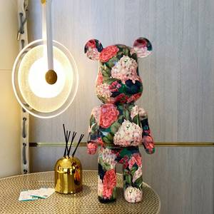 Oso violento decorativo para la entrada, adorno de resina de alta calidad para sala de estar, mueble de TV, mueble para vinos, mueble auxiliar, decoración para el hogar. - Product Image 1