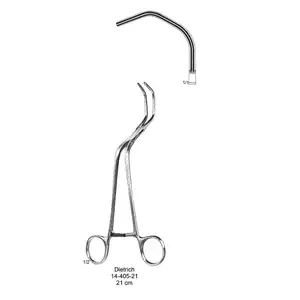 Дитрих atrauma Aortic Зажим Щипцы из нержавеющей стали 21 см сердечно-сосудистые хирургические инструменты немецкий набор ножей из нержавеющей стали