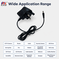 Adaptateur secteur mural personnalisable AC-DC 5V 6V 12V 1A avec prise UK, alimentation à découpage pour balance électronique et produits électroniques