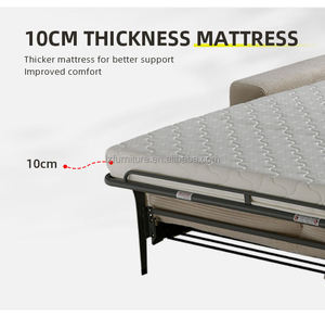 Luxury Fabric Convertible Sofa Bed <b>Mattress</b> Eco-Friendly 3 Seater Modern <b>Fold</b> Sofa Bed for Living Room Bedroom School Use - Product Image 5