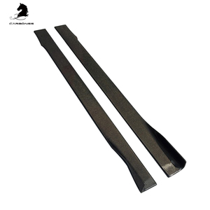 Falda lateral de fibra de carbono, <span class=keywords><strong>longitud</strong></span> personalizada, extensión de labios, para todos los coches - Product Image 2