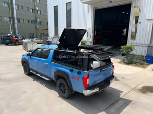Capot de camionnette Toyota Isuzu D-Max en alliage d'aluminium robuste, rétractable, verrouillable, imperméable, type rigide, pour camping-car - Product Image 1