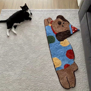 <span class=keywords><strong>Tapis</strong></span> antidérapant en peluche confortable pour <span class=keywords><strong>chien</strong></span> de dessin animé doux <span class=keywords><strong>tapis</strong></span> moelleux personnalisé pour salon fabriqué à la machine - Product Image 3