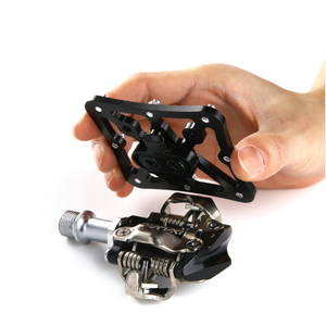 Pedal de bloqueo ligero para bicicleta de montaña, adaptadores planos para <span class=keywords><strong>SHIMANO</strong></span> SPD, piezas para bici - Product Image 1