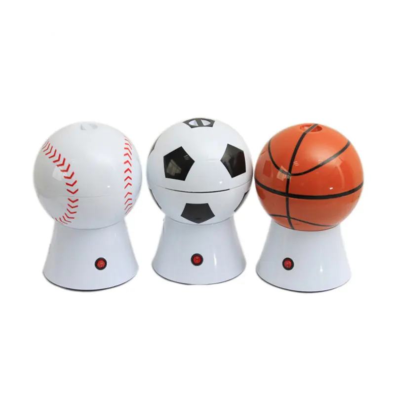 Kreatives Geschenk nach Hause Fußball Elektrische Popcorn maschine Kinder futter kleine Puff maschine Basketball Volleyball