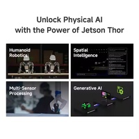Carte de développement NVIDIA Jetson Thor haute performance 2070 TFLOPS FP4-Sparse AI 128 Go de RAM 1 To de stockage NVMe CPU 14 cœurs NVIDIA