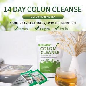 ODM/OEM Thé vert naturel à base de plantes Thé du côlon Colon Moringa Santé biologique Marque privée Thé amincissant ventre plat - Product Image 4