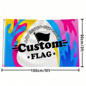 <span class=keywords><strong>Drapeau</strong></span> personnalisé en usine 3*5 pieds pour logo personnalisé, drapeaux personnalisés <span class=keywords><strong>rouge</strong></span>, jaune et <span class=keywords><strong>vert</strong></span> - Product Image 2
