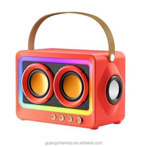 2025 Hợp Thời Trang RGB Flash Kép Horn Bt Loa 360 Surround Hệ Thống Âm Thanh Tiếng Ồn Hủy Bỏ TF Thẻ Hifi Cho Nhà Nhựa Đồng Hồ - Product Image 1