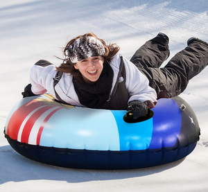 Venta caliente tubo de nieve inflable esquí esquís para niños invierno nieve deportes diversión - Product Image 3