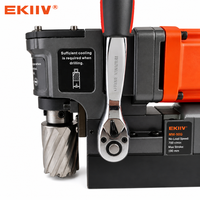 Perceuse magnétique portable Ekiiv MW-50G 220V, mini perceuse électrique sans balais 12-50 mm avec aimant pour métal et plastique