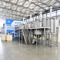 Cuve de Fermentation Industrielle Tonsen 1000L 2000L à Double Enveloppe en Acier Inoxydable pour Ligne de Brassage Commerciale