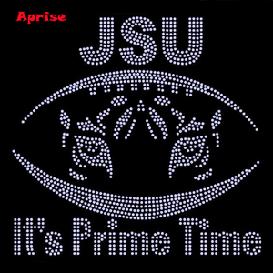 Aprise-JSU Lettres Strass Fer sur Transferts Motif Design Personnalisé - Product Image 3